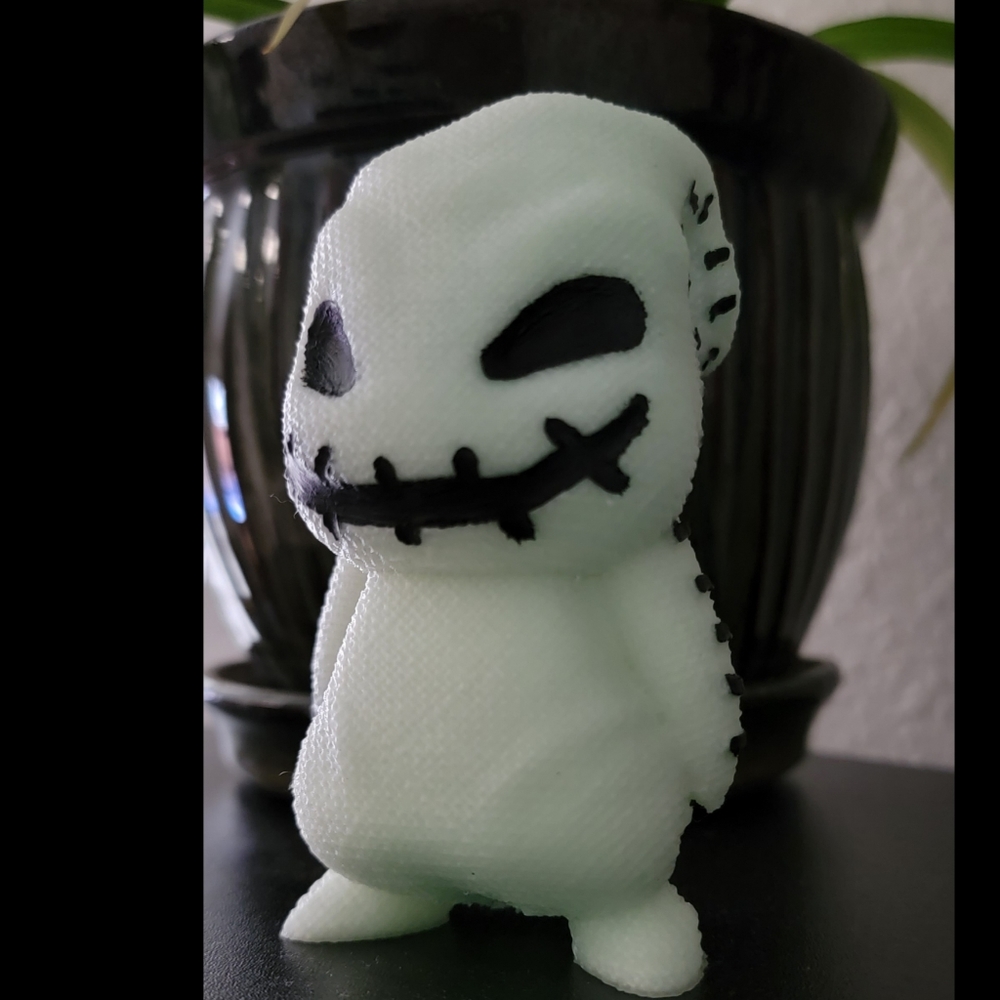 Nightmare Before Christmas Oogie Boogie Glow in the Dark Figure - Picture 4 of 6
